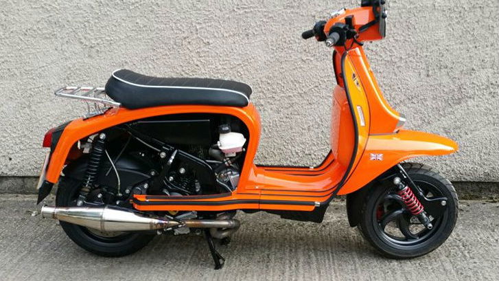 A classic-style scooter with a modern 400cc engine